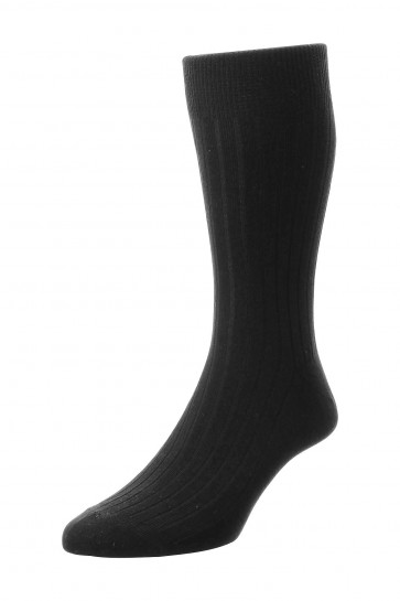 Classic Rib Men's Cotton Rich Socks - HJ111C