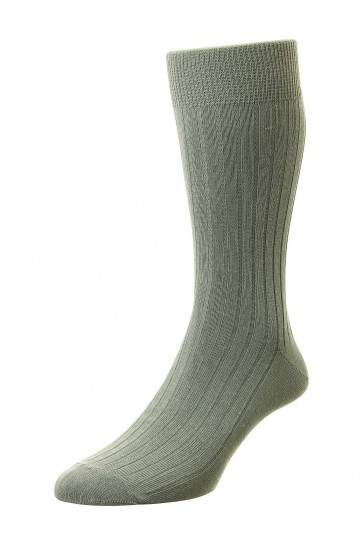 Classic Rib Men's Cotton Rich Socks - HJ111C