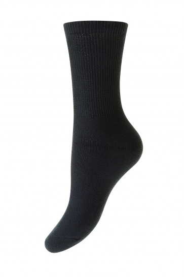 Diabetic Sock - Women's Cotton Socks (with Comfort Top) - HJ1351L