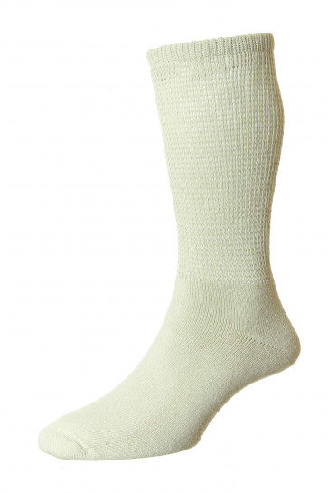 Diabetic Sock (with Comfort Top) - Cotton - HJ1351 