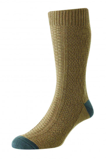 Poplar Chunky Wool Blend Men's Socks - HJ7187