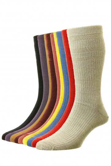  HJ90 - 10-Pairs (6-11) Men's Wool Softop® Socks 