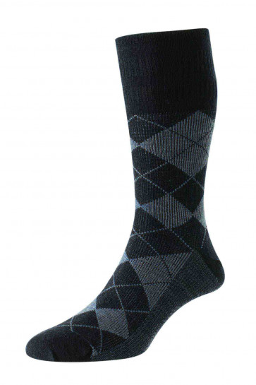 Argyle -Wool Softop® Men's Socks - HJ96