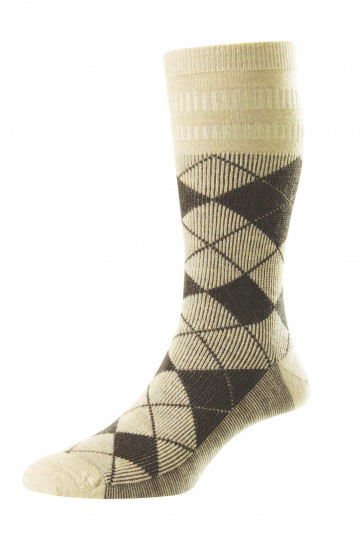 Argyle -Wool Softop® Men's Socks - HJ96C