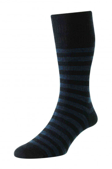 Classic Stripe Wool Softop® Men's Socks - HJ973