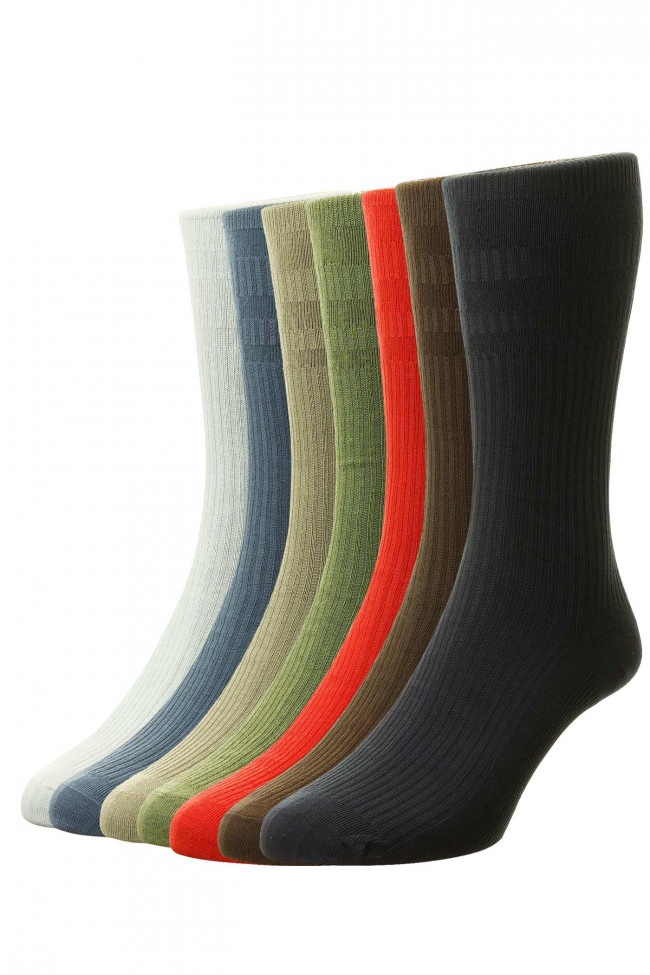 6-11 6 12 Pairs Socksation Mens Soft Warm & Cosy Rich Cotton Socks With Lycra 