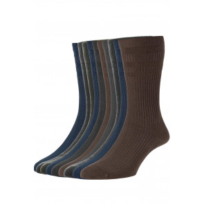 HJ90 - 10-Pairs (11-13) Men's Wool Softop® Socks                                 