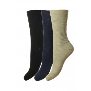 HJ90 - 3-Pairs (4-7) Women's Wool Softop® Socks