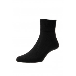 Diabetic Low-Rise Socks  (with Comfort Top) - Cotton - HJ1361