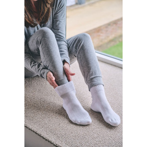 Diabetic Low-Rise Women's Socks  (with Comfort Top) - Cotton - HJ1361W