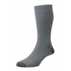 Indestructible™ - Textured Jacquard Work Boot Half Hose Socks - HJ5