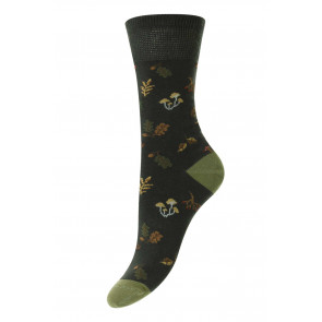 Woodland Cotton Comfort Top Women's Socks - HJ540C