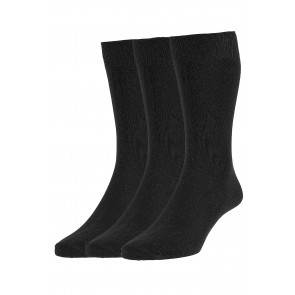 Executive™ Plain Knit - Cotton Rich - THREE PAIR PACK - Men's Socks - HJ7116/3 