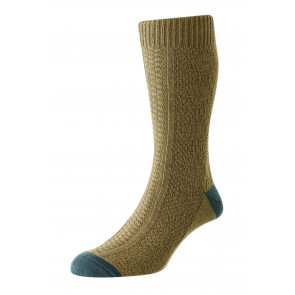 Poplar Chunky Wool Blend Men's Socks - HJ7187