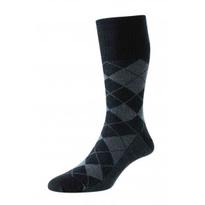 Argyle -Wool Softop®  Men's Socks - HJ96