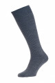 HJ77 - Mid Grey - 6-11 - Immaculate™ Long Wool Rich Socks (with Lycra®)