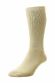 HJ1351 - Oatmeal - 6-11 - Diabetic Sock - Cotton