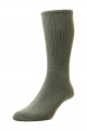HJ1351 - Olive - 6-11 - Diabetic Sock - Cotton