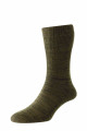 HJ1353 - Brown/Coffee - 6-11 Lightweight Diabetic Cotton Socks (with Comfort Top) 