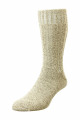 HJ212 - Beige - 11-13 - Outdoor - Boot Sock - Cotton Rich