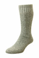 HJ212 - Grey - 11-13 - Outdoor - Boot Sock - Cotton Rich