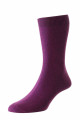  HJ48 - 6-11 - Plum Bright Colours Fashion Sock 