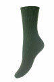 HJ501 - Forest - 4-7 - Cashmere Blend Women's Lounge Socks 