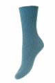 HJ501 - Petrol - 4-7 Cashmere Blend Women's Lounge Socks