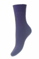 HJ501 - Plum - 4-7 Cashmere Blend Women's Lounge Socks 