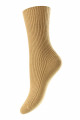 HJ501 - Toffee - 4-7 - Cashmere Blend Lounge Socks
