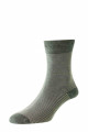 HJ646 - Grey/Lt Grey - 6-11 Narrow Stripe Bamboo Comfort Top Socks