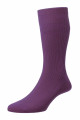 HJ90 - Dark Purple - 6-11 - Softop® Socks - Original Wool Rich