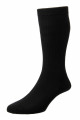 HJ191H - Black - 6-11 - EXTRA WIDE - Softop® Socks - Cotton Rich
