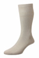 HJ191H - Oatmeal - 6-11 - EXTRA WIDE - Softop® Socks - Cotton Rich