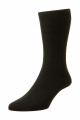 HJ1910 - Black - 11-13 - EXTRA WIDE Softop® Socks - Men's Bamboo Rich