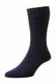 HJ1910 - Navy - 11-13 - EXTRA WIDE Softop® Socks - Men's Bamboo Rich
