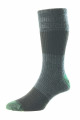 HJ981 - Black Mix - 6-11 - Block Stripe Wool Softop® Men's Socks