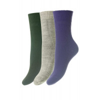 3-Pairs - Cashmere Blend Women's Lounge Socks - HJ501/3PK - (UK4-7)
