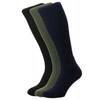 3-Pairs - Commando Socks - HJ3000/3PK - (UK 11-13)