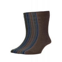 HJ90 - 7-Pairs (6-11) Men's Wool Softop® Socks 