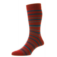 Rich Stripes -  Cotton Rich Socks - HJ47