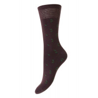 Leaf Cotton Comfort Top Women's Socks - HJ541