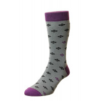 Crossway -  Argyle Motif - Luxury Men's Sock - HJ6527