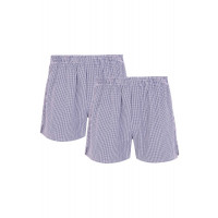 Pure Cotton Woven Boxers 2 Pair Pack HJ2351 